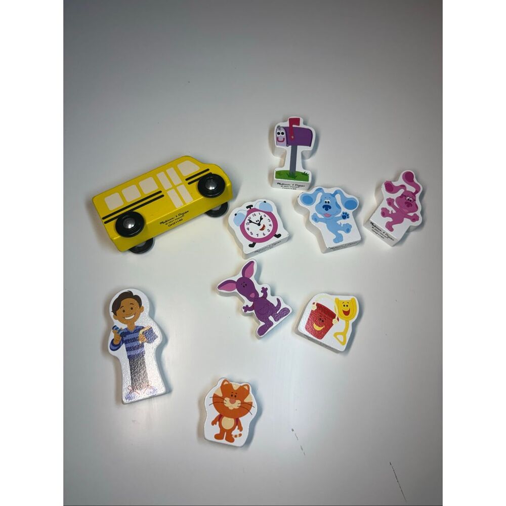 Blue's Clues Wooden Character Figure Set Melissa & Doug